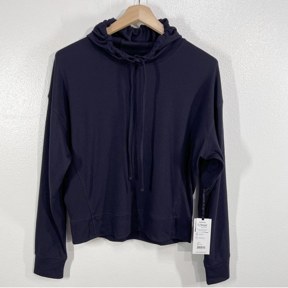 MPG Modal Tencel Hoodie Women Long Sleeve Drawstring, Relaxed Fit Athleisure‎